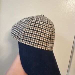Goodfellow & Co Navy and Black Houndstooth Cap